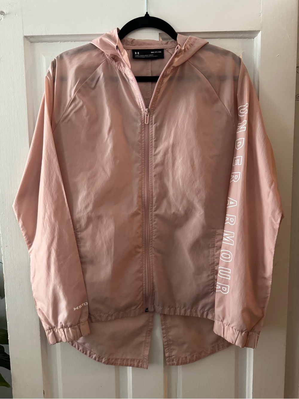 Under Armour Dusty Pink Lightweight Windbreaker Jacket